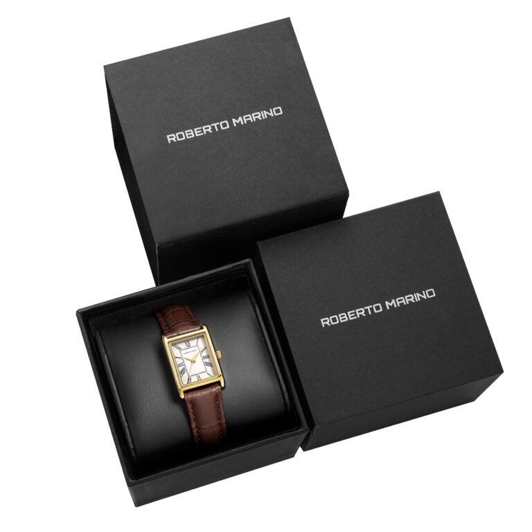 שעון Roberto Marino מלבני לנשים RM1702