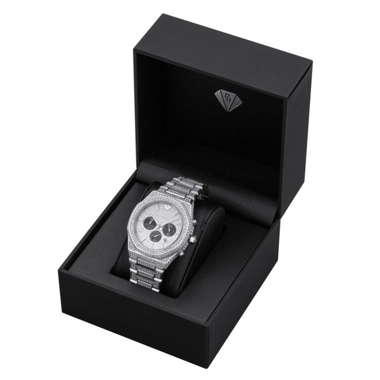 שעון Pierre Richardson Full Diamonds משובץ לגבר Pr5891