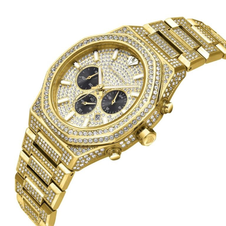 שעון Pierre Richardson Full Diamonds משובץ לגבר Pr5892