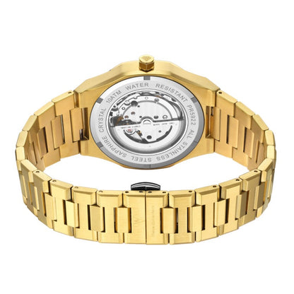 שעון משובץ בציפוי זהב טהור 24K Pierre Richardson PREMIUM לגבר Pr5922