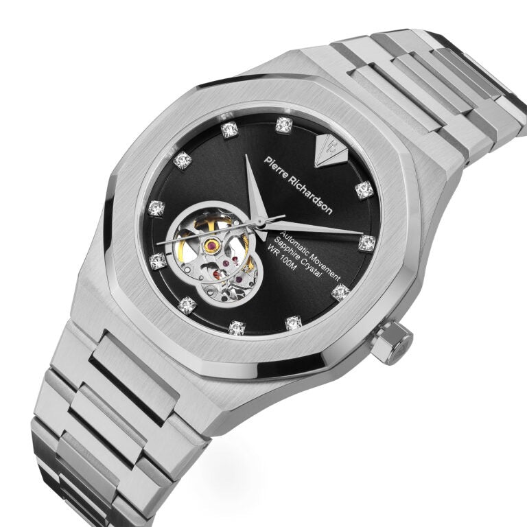שעון משובץ Pierre Richardson PREMIUM לגבר Pr5921
