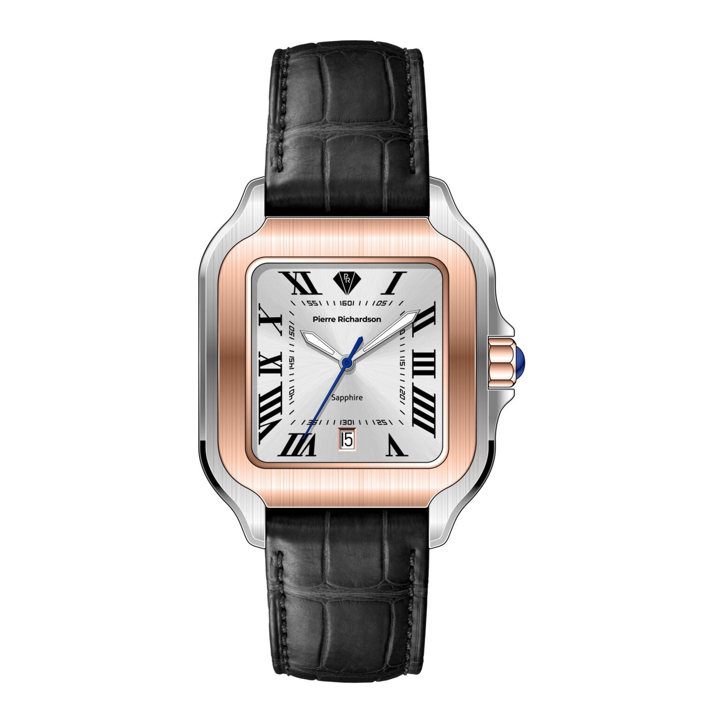 שעון מלבני Pierre Richardson לגבר Pr8523