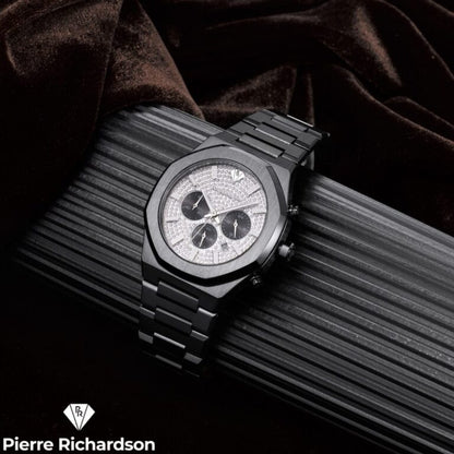 שעון Pierre Richardson לגבר Pr5824 דגם ״PANDA”